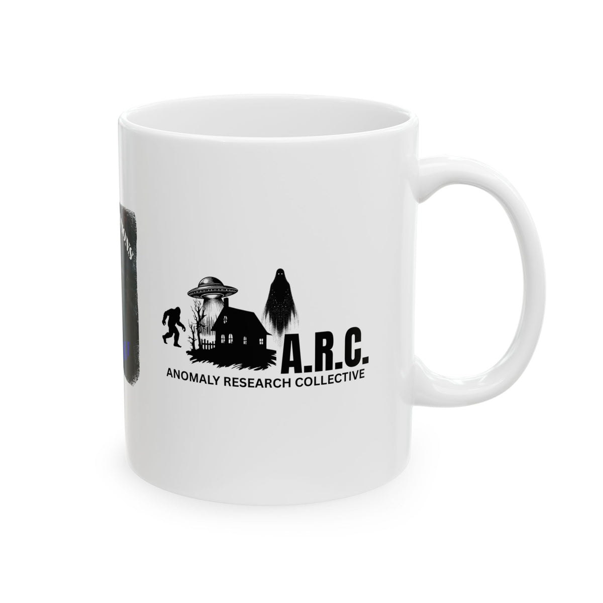 Paranormal Expedition Ceramic Mug — Eerie Expeditions "Blue Wolf" & ARC Logos (11oz, 15oz)