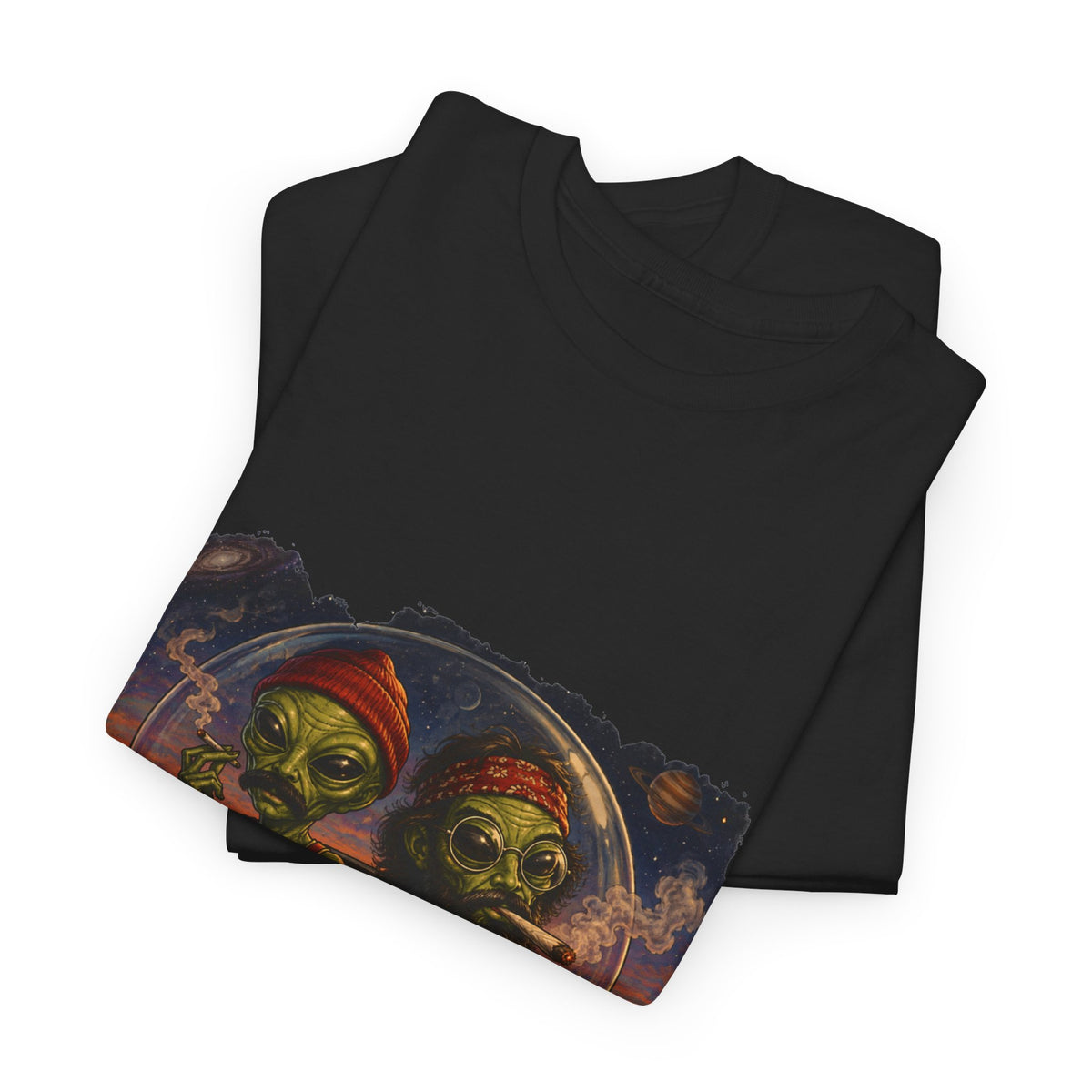 Alien Pirates Tee — "Crew of Chaos" Graphic Sci‑Fi Pirate T‑Shirt