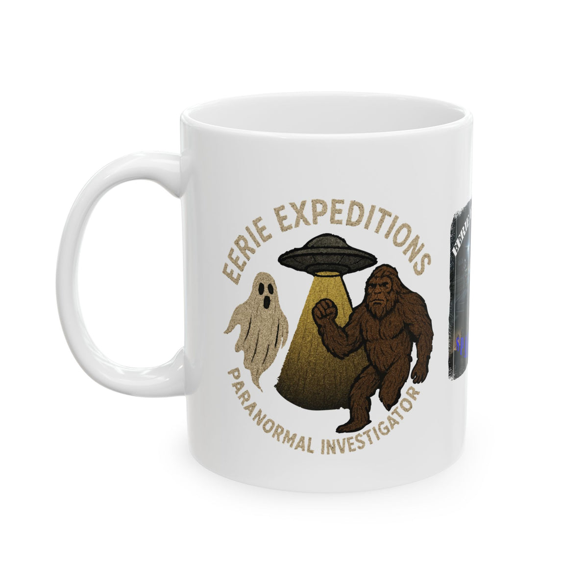 Paranormal Expedition Ceramic Mug — Eerie Expeditions "Blue Wolf" & ARC Logos (11oz, 15oz)