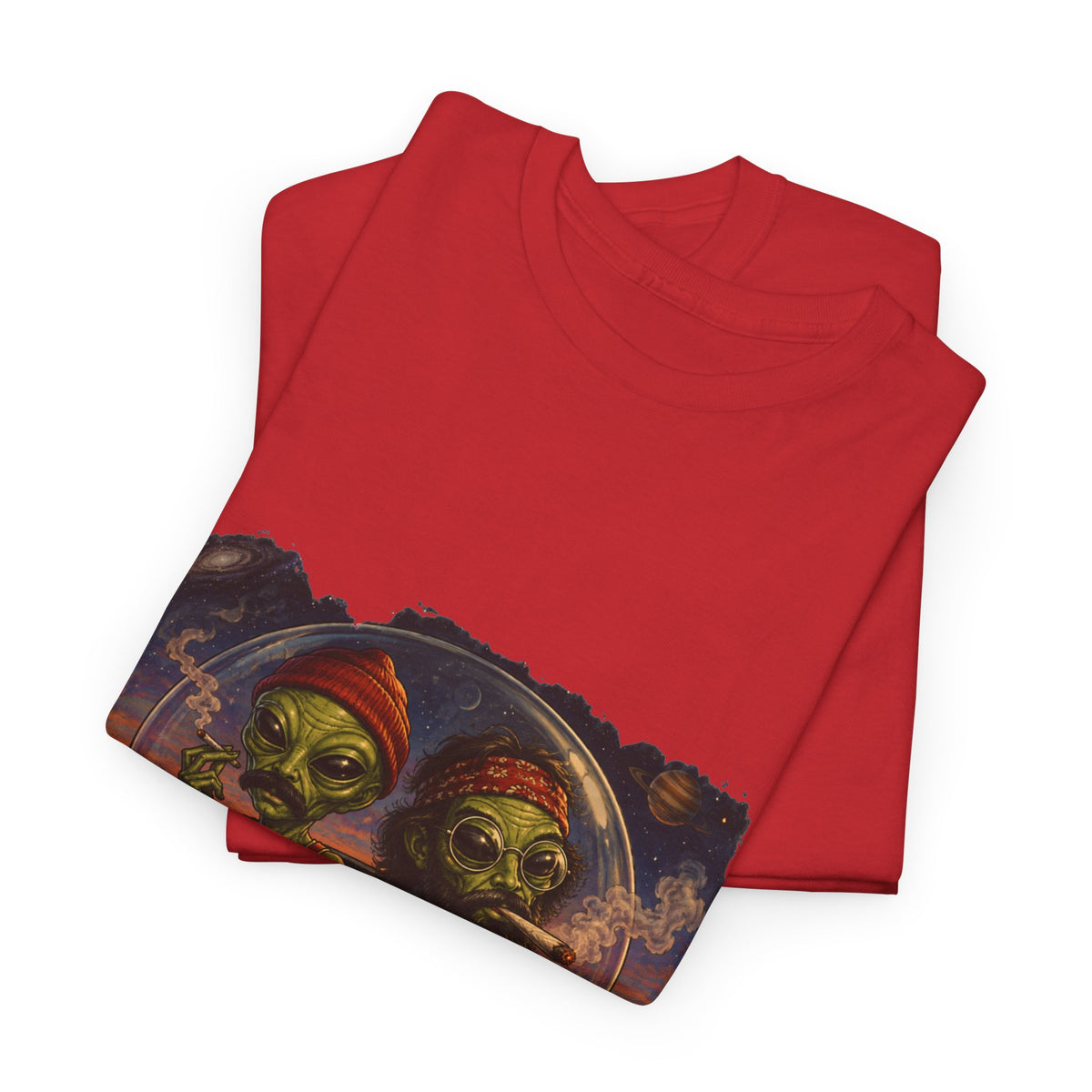 Alien Pirates Tee — "Crew of Chaos" Graphic Sci‑Fi Pirate T‑Shirt