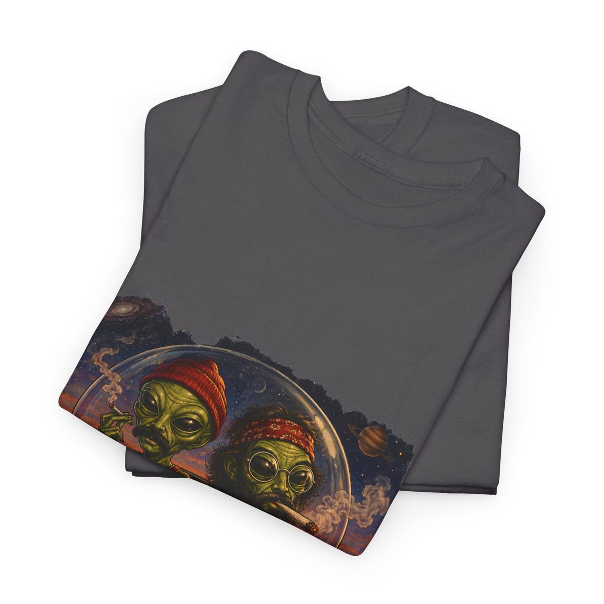 Alien Pirates Tee — "Crew of Chaos" Graphic Sci‑Fi Pirate T‑Shirt