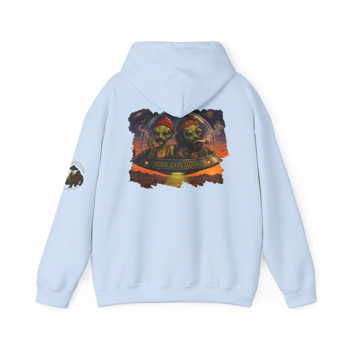 Hoodie — 'Til Kingdom Come' Gothic Pirate Skull Hoodie