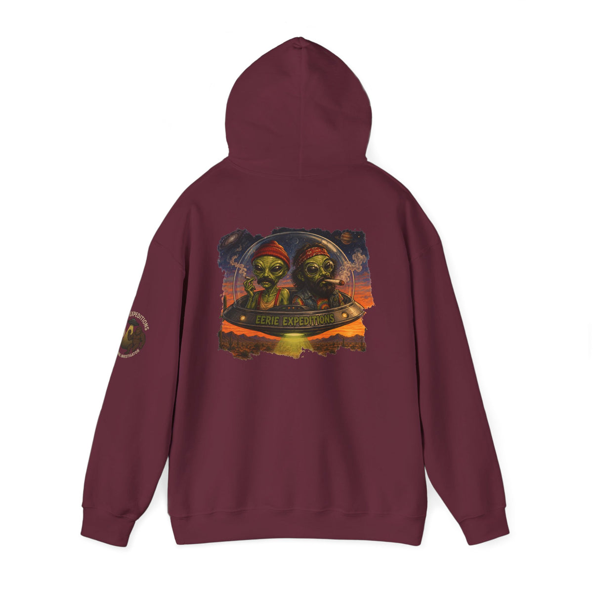 Hoodie — 'Til Kingdom Come' Gothic Pirate Skull Hoodie