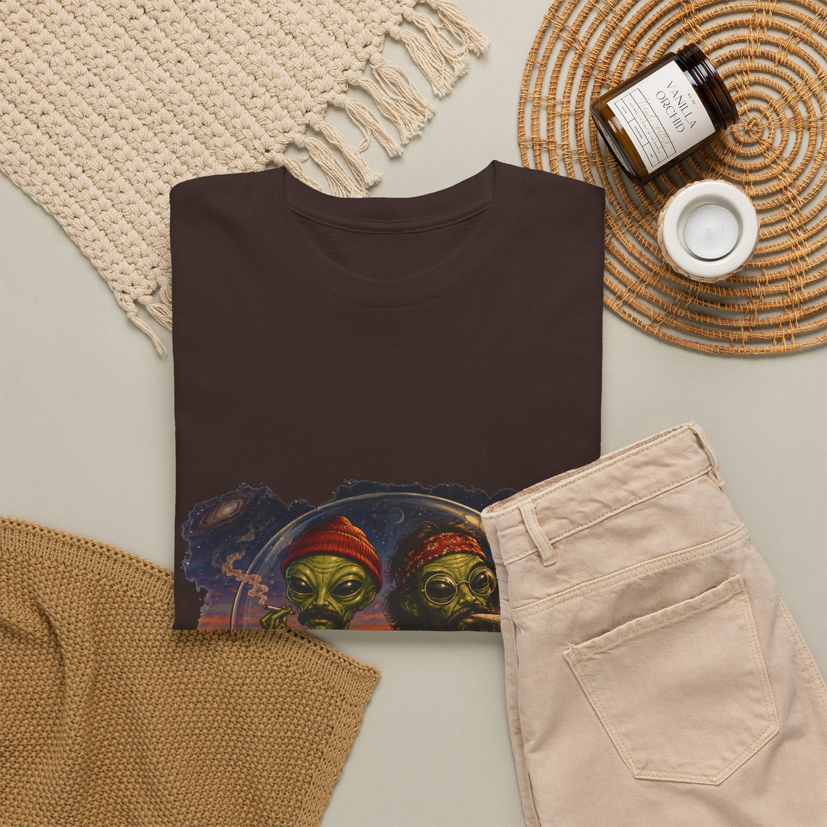 Alien Pirates Tee — "Crew of Chaos" Graphic Sci‑Fi Pirate T‑Shirt