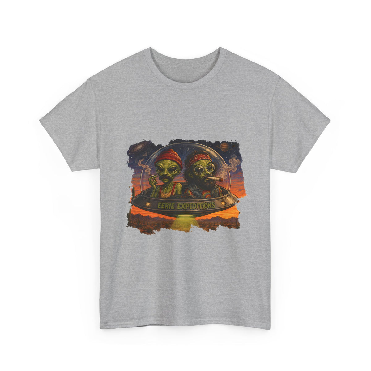 Alien Pirates Tee — "Crew of Chaos" Graphic Sci‑Fi Pirate T‑Shirt