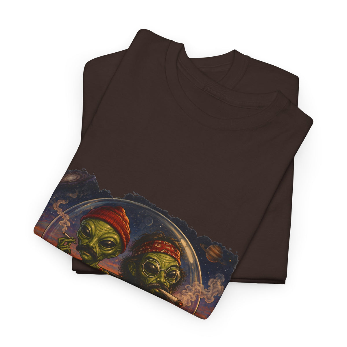 Alien Pirates Tee — "Crew of Chaos" Graphic Sci‑Fi Pirate T‑Shirt