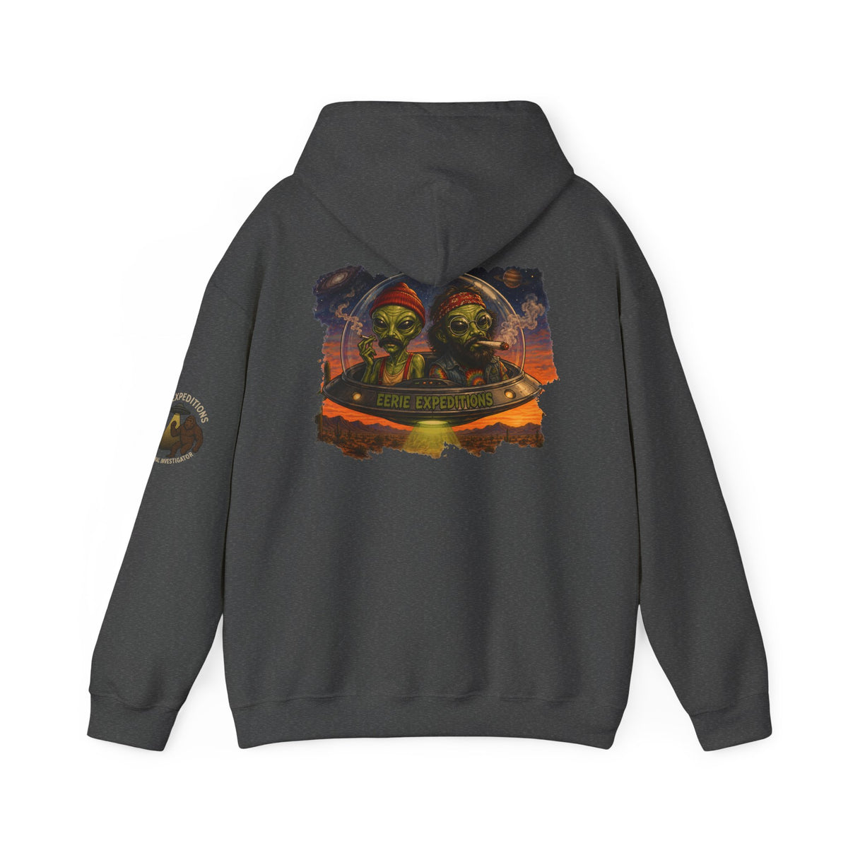 Hoodie — 'Til Kingdom Come' Gothic Pirate Skull Hoodie