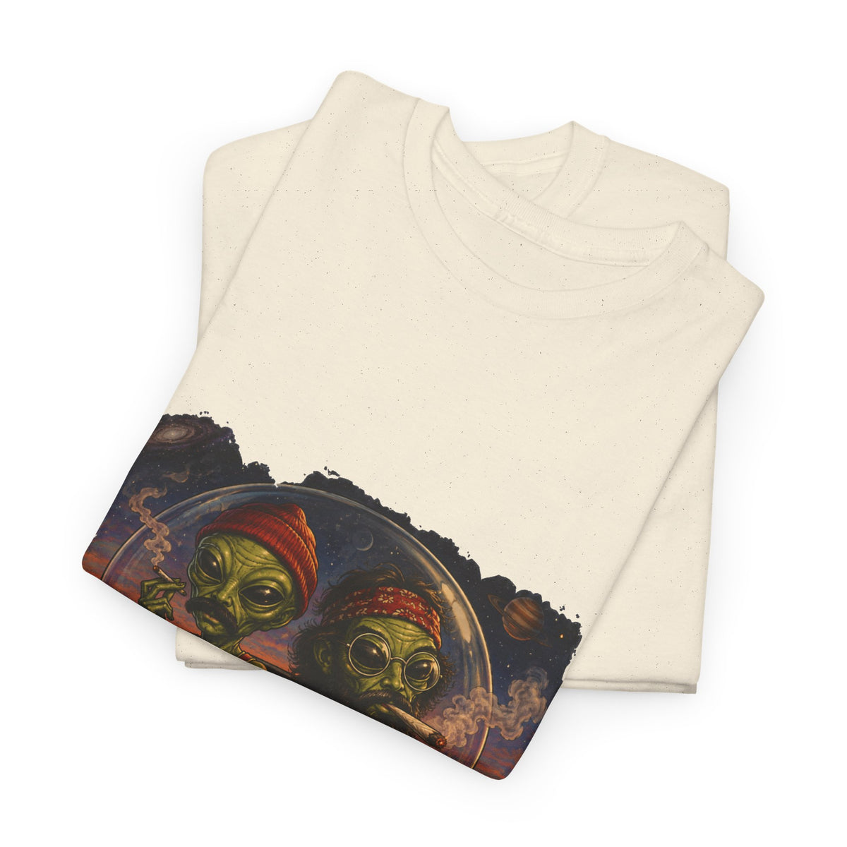 Alien Pirates Tee — "Crew of Chaos" Graphic Sci‑Fi Pirate T‑Shirt