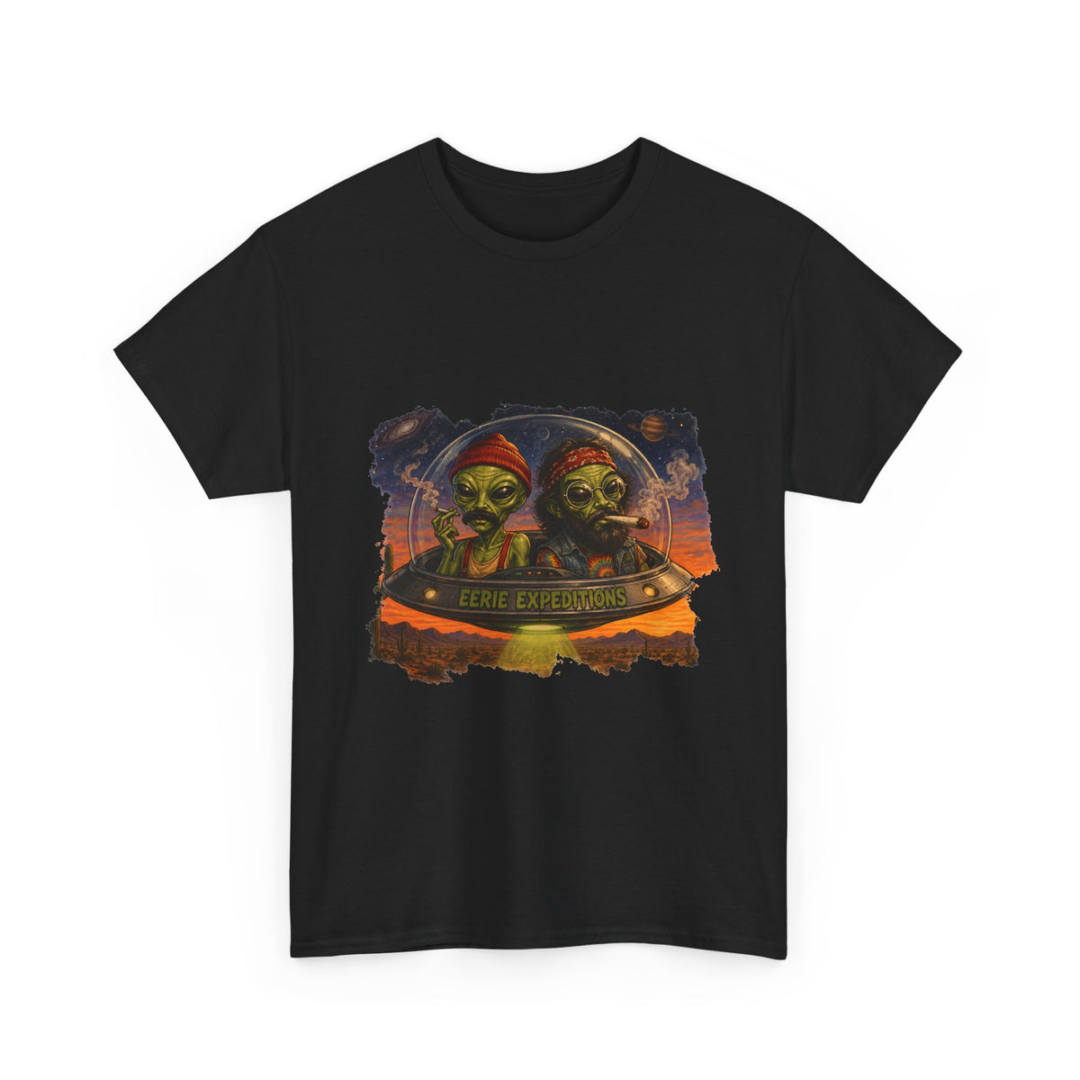Alien Pirates Tee — "Crew of Chaos" Graphic Sci‑Fi Pirate T‑Shirt