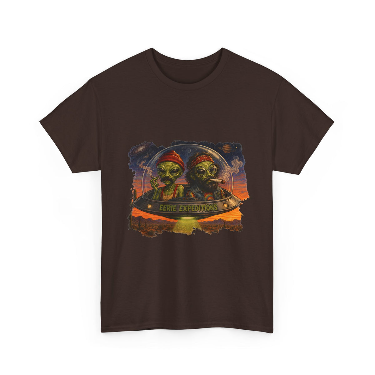 Alien Pirates Tee — "Crew of Chaos" Graphic Sci‑Fi Pirate T‑Shirt