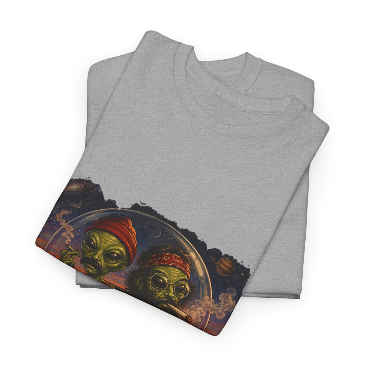 Alien Pirates Tee — "Crew of Chaos" Graphic Sci‑Fi Pirate T‑Shirt